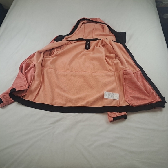 Horse Pilot Women's Long Sleeve Fleece Hoodie Jacket Tempest Pink Size L - Picture 10 of 14